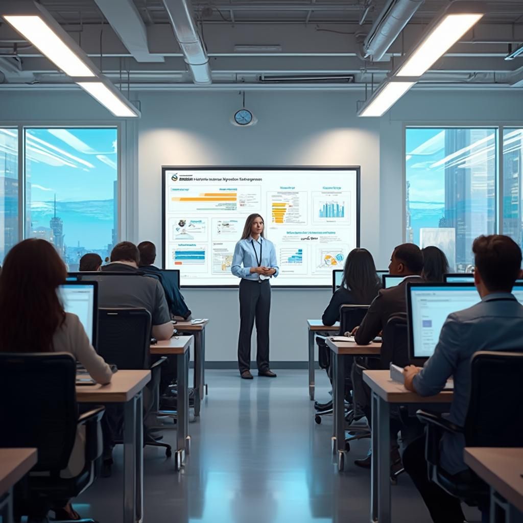 Italian city view from an office where leaders discuss finances